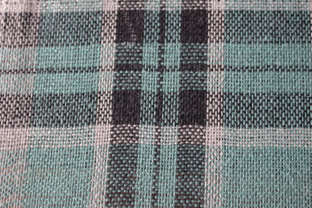 Example of plaid weaving