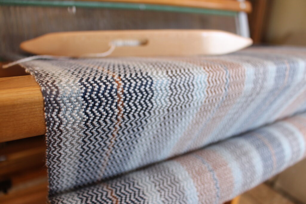 The Series of Weaving 4 Scarves on my Dorothy Loom