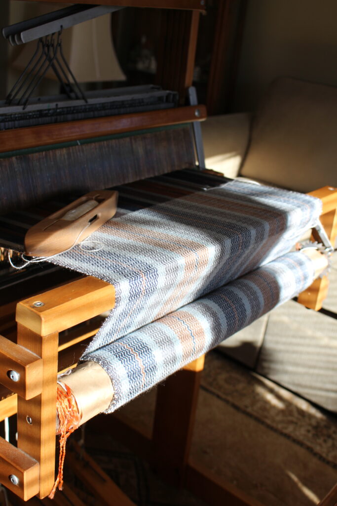 The Series of Weaving 4 Scarves on my Dorothy Loom