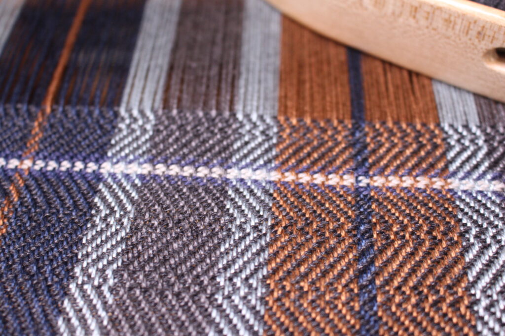The Third Part of my Weaving Series on my 4-Shaft Loom: The Night Scarf