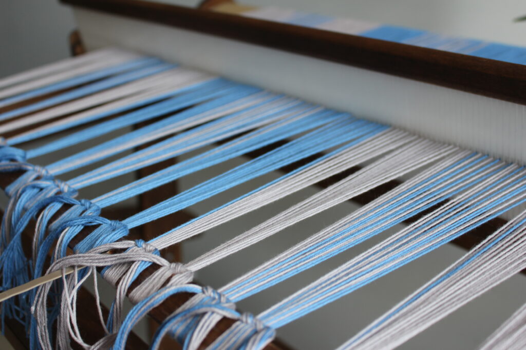 Warping for Dishtowels with 8/4 Cotton