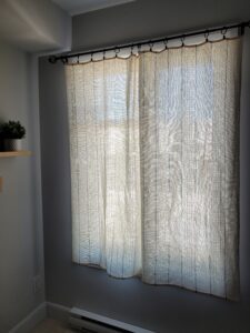 Weaving Stunning Curtains for my Studio - Curly-n-Yarny