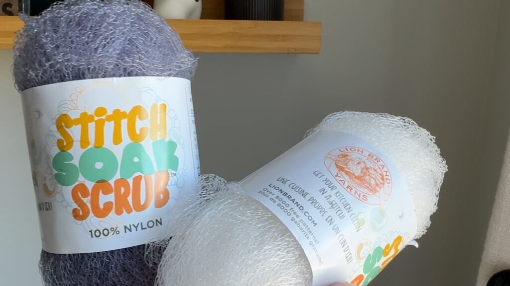 Lion Brand Stitch soak scrub